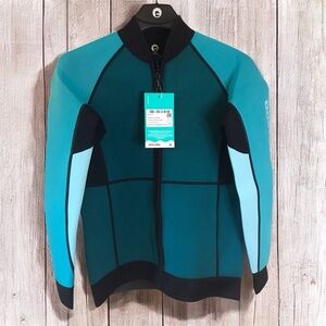 Sea-Doo Men’s Neoprene/Nylon Turquoise Montego Jacket Size S Small •‎ NWT